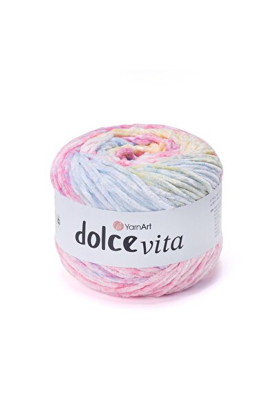 Yarnart Dolce Vita - Knitted Yarn Ebruli̇-3413