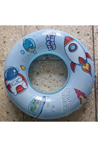 ASLANKAR 50 cm yeni model desenli havuz ve deniz simidi 2 ve 6 yaş için uygun...