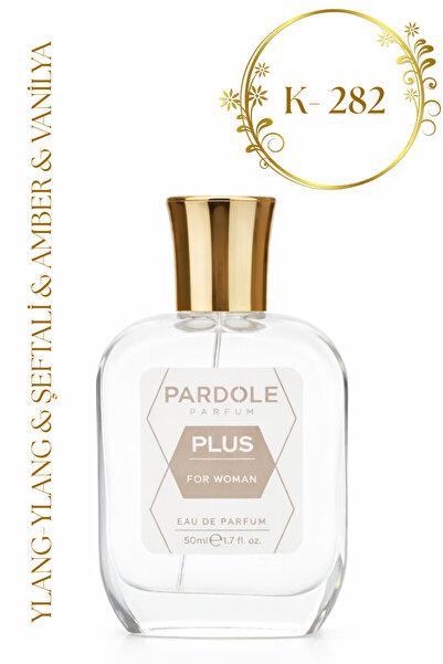 PARDOLE K-282 Çiçeksi Odunsu Favoris Kadın Parfüm - 50 ml – Ylang-Ylang, Şeft...