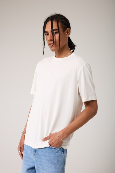 2512 Clothing تي شيرت بيسك كوبورو قماش مودال