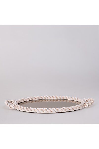 Selim صينية مرآة حبلية لؤلؤية