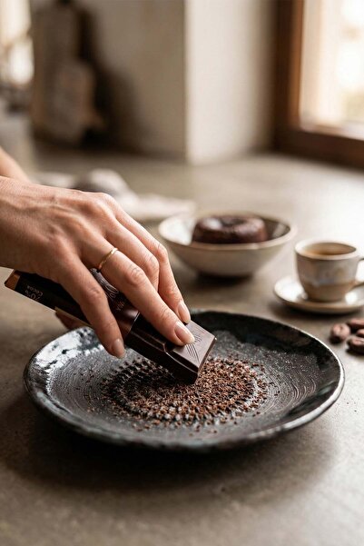 EvaniLife Artistik Sırlı El Yapımı Seramik Çok Amaçlı Rende Tabağı Sarımsak &...