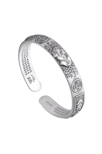 EFAYN.RO Vintage Asian bracelet, Pixiu model, prosperity and wealth theme, un...