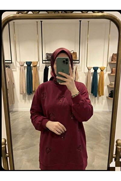 Azram Fashion KADIN PUL NAKIŞ DETAYLI TESETTÜR TUNİK