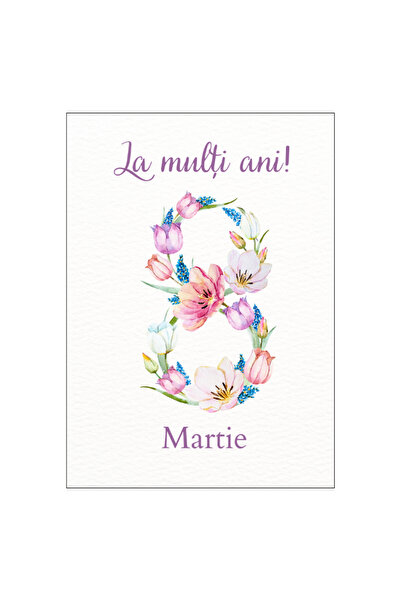 OEM Felicitare 13x18 cm cu plic inclus, 1 Martie/8Martie/Martisor/Ziua femeii...