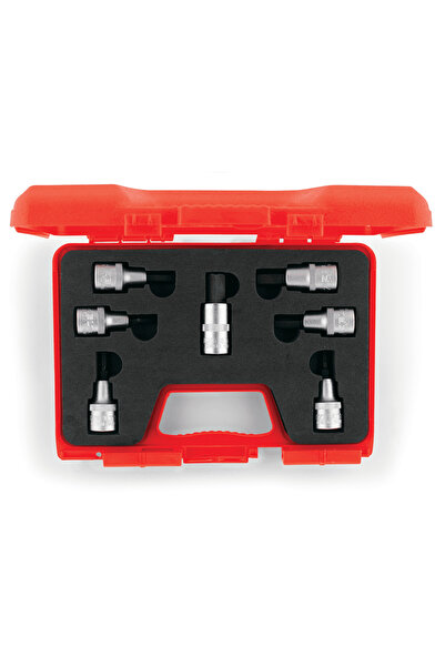 İzeltaş Izeltas 1/2 Inch Socket Allen Bit Set 60 mm 7 Pieces