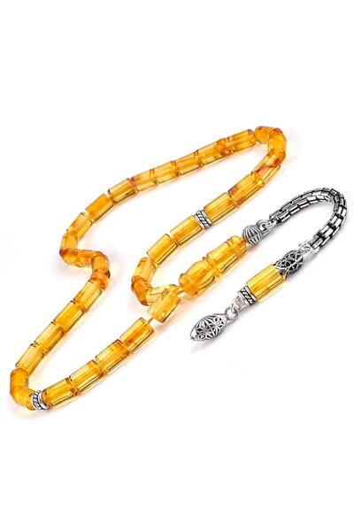 TESBİHCİBABA Nadir Bulunan Baltık Kesme Damla Kehribar Tesbih