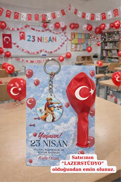 Lazerstüdyo 23 Nisan çocuk bayramı hediyesi ( erkek çocuk modeli)