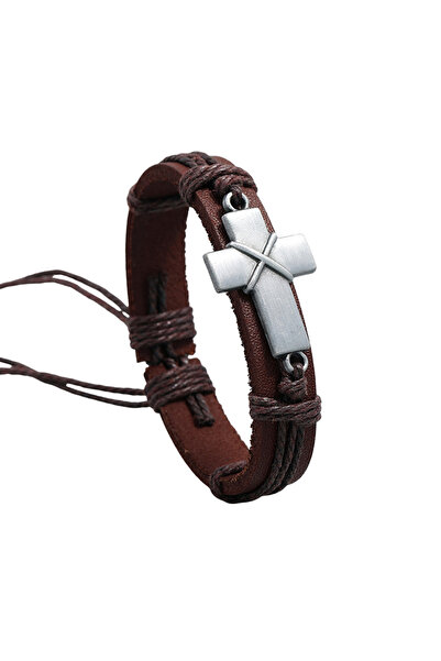 EFAYN.RO Retro cross bracelet, old british church model, adjustable, unisex, ...