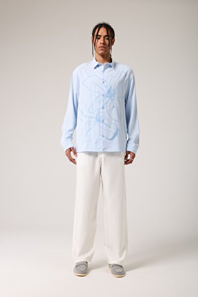 2512 Clothing قميص فلورز فلوك مطبوع