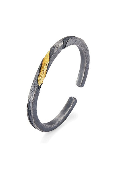 EFAYN.RO Unisex bracelet, minimalist fashion model, forged in wire theme, adj...