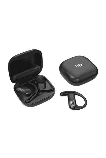 Bix OWS2 Bluetooth 5.4 Spor Fitness ve Koşu İçin Ergonomik EarHook Esnek Kula...