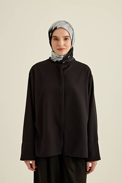 Modakaşmir Κασκόλ με μοτίβο μαργαρίτας και πουά Μπαμπού