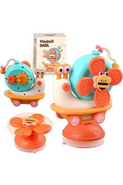 OEM Jucărie interactivă pentru bebeluși cu ventuză, melc moară de vânt