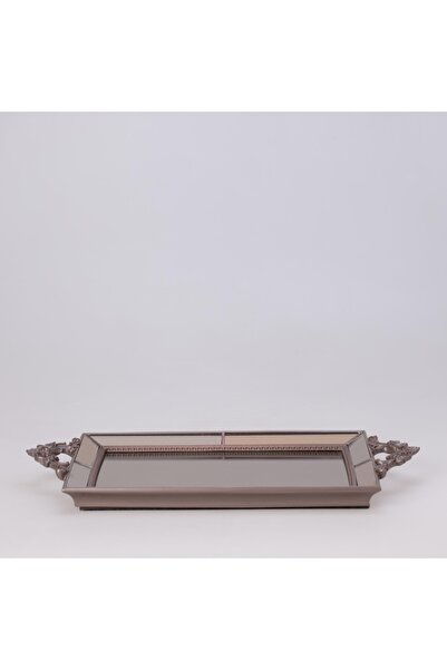 Selim Julia Mirrored Tray Taupe