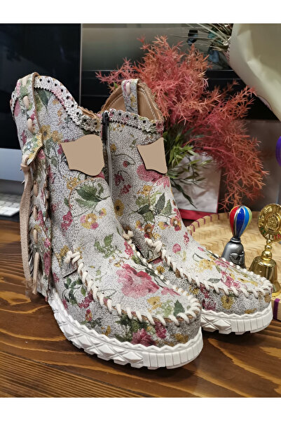 Bestyle Milano 100% Dana Leather Si Flowers Made in Italy Women's Boots with ...