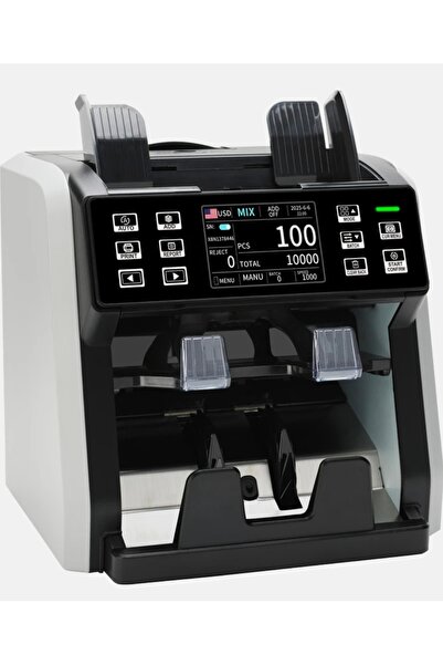 Blcak HL-p200A iki katlı profesyonel printerli para sayma makinesi