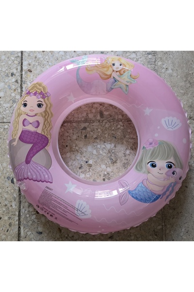 ASLANKAR 50 cm yeni model desenli havuz ve deniz simidi 2 ve 6 yaş için uygun...