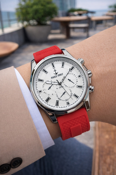 MARCO MARİN Silicone cord men's watch