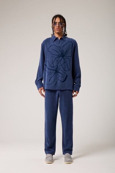 2512 Clothing قميص فلورز فلوك مطبوع