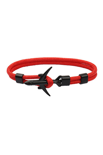 EFAYN.RO Airplane bracelet, red, unisex, EFAYN