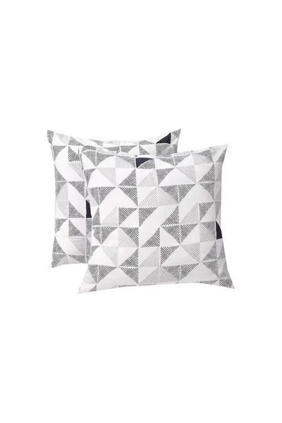 OEM Set of 2 diamond fusion satin pillowcases, 80x80