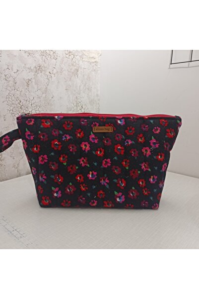 Elisss Design Flannel Bag, Skin Care and Makeup Bag, Handmade Bag, 100% Cotton