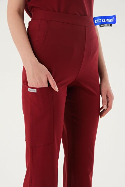 almesta Premium AGNES Cerrahi Pantolon - Bordo