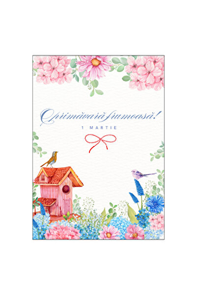 OEM Felicitare 13x18 cm cu plic inclus, 1 Martie/8Martie/Martisor/Ziua femeii...