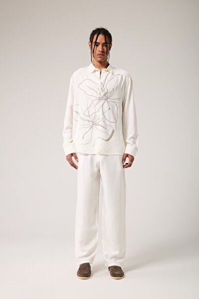 2512 Clothing قميص فلورز فلوك مطبوع