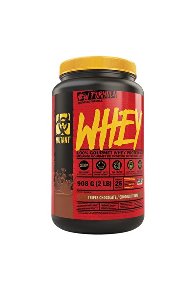 MUTANT Whey 100% Gourmet, Triple Chocolate, 2 LB, Supports Muscle Building