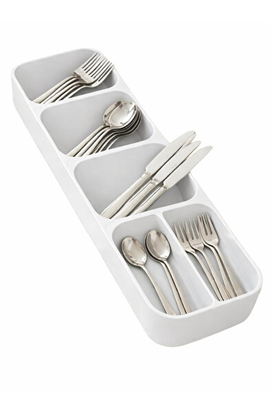BEYLİNİ 5-Compartment Drawer Cutlery Organizer, In-Cabinet Organizer, Practic...
