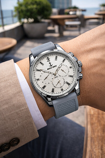 MARCO MARİN Silicone cord men's watch