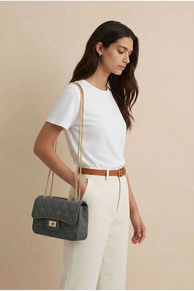 B&T Bujiteri Minimalist Style Lara Lockable Set of Chain Strap for Women Bag