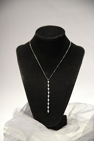 CHARM Crystal Line necklace – Drop Elegance