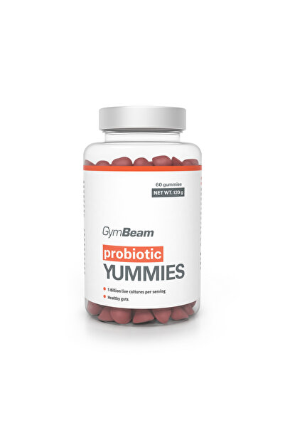 GymBeam Yummies Probiotic, 60 capsule, cireșe