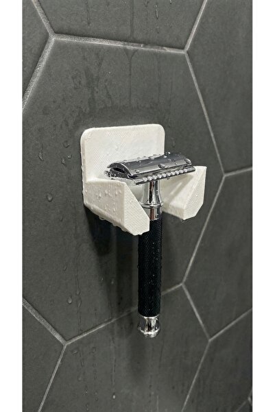 Marmoris Concept Pratik Tıraş Bıçağı Askısı - Kendinden Yapışkanlı Banyo Jile...