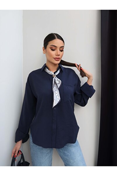 ESRAHELVACI Scarf Collar Shirt