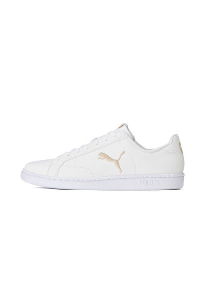 Puma Unisex Adults Smash Cat Leather Trainers - White