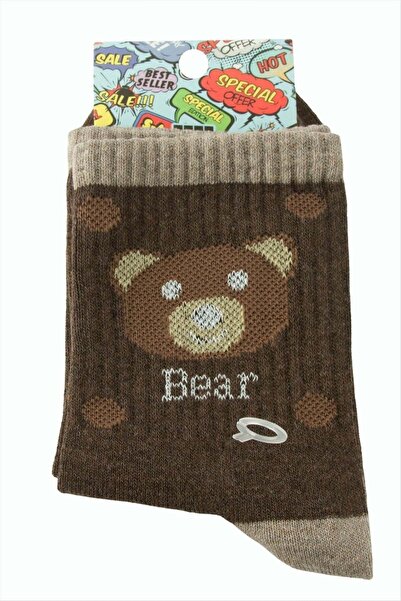 FREEDOM STOREE Teddy Bear College Socks 8*28