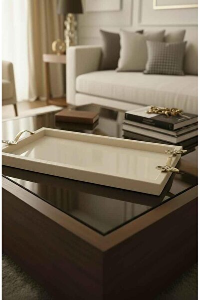 Mikasa Moor Leather Tray Rectangular Lumiere 45cm