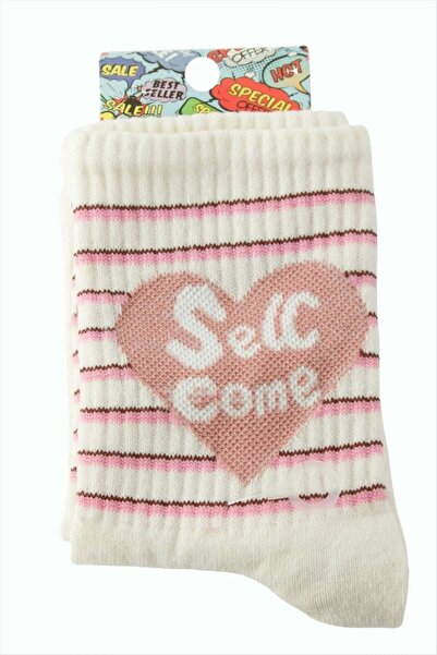 FREEDOM STOREE Heart College Socks 8*28