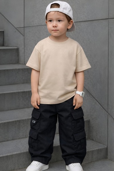 E-ROMA Printless Unisex Children's T-Shirt 2Gh3