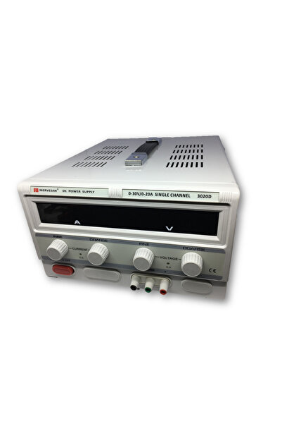 Mervesan MT-3020D 0-30 VDC 0-20 Amper Ayarlı Güç Kaynağı