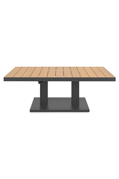 Maison Mex Height-adjustable teak top garden/terrace table BAKU L.130 l.75 H....