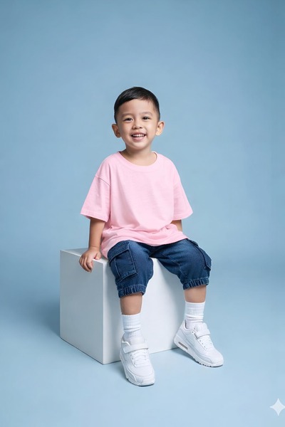 DM DOLCE MORE Printless Unisex Children's T-Shirt 2Gh2