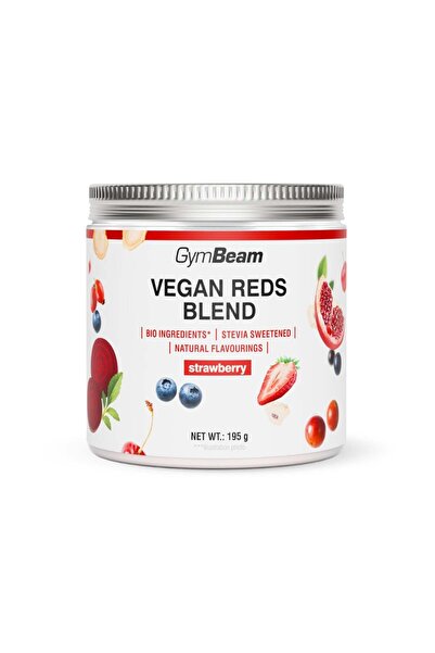 GymBeam Amestec vegan de vinuri roșii, 195 g, căpșuni