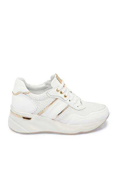 Tergan White Genuine Leather Women's Sneakers - K25I1Ay67944-B64