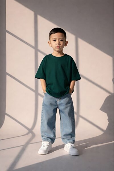 E-ROMA Plain Unisex Children's T-Shirt 2Gh1