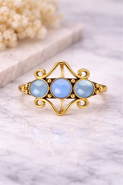 Brandsmiths خاتم من الحجر الطبيعي والنحاس